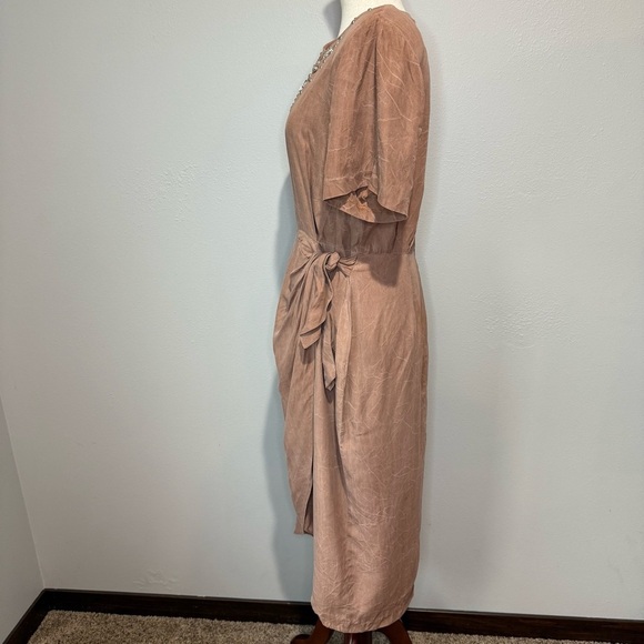 Vintage Scarlett Dress – Ruched Waist with Gem Embellishment | Size 11/12 - Picture 6 of 10